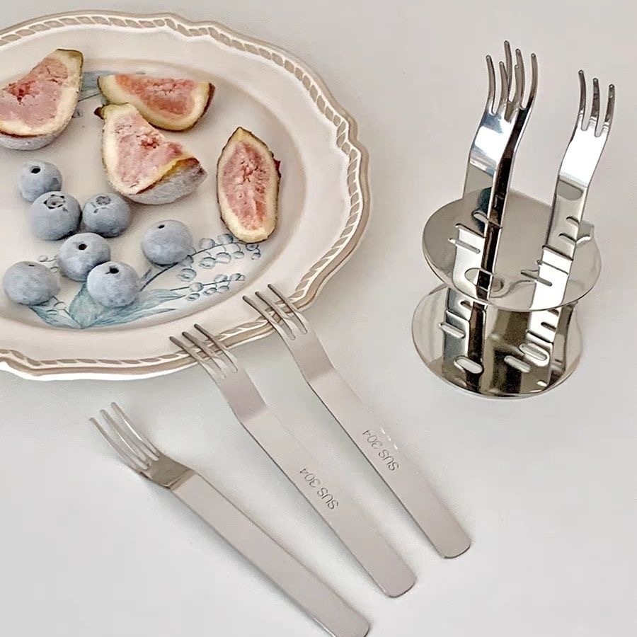 Bộ dĩa trái cây inox 304