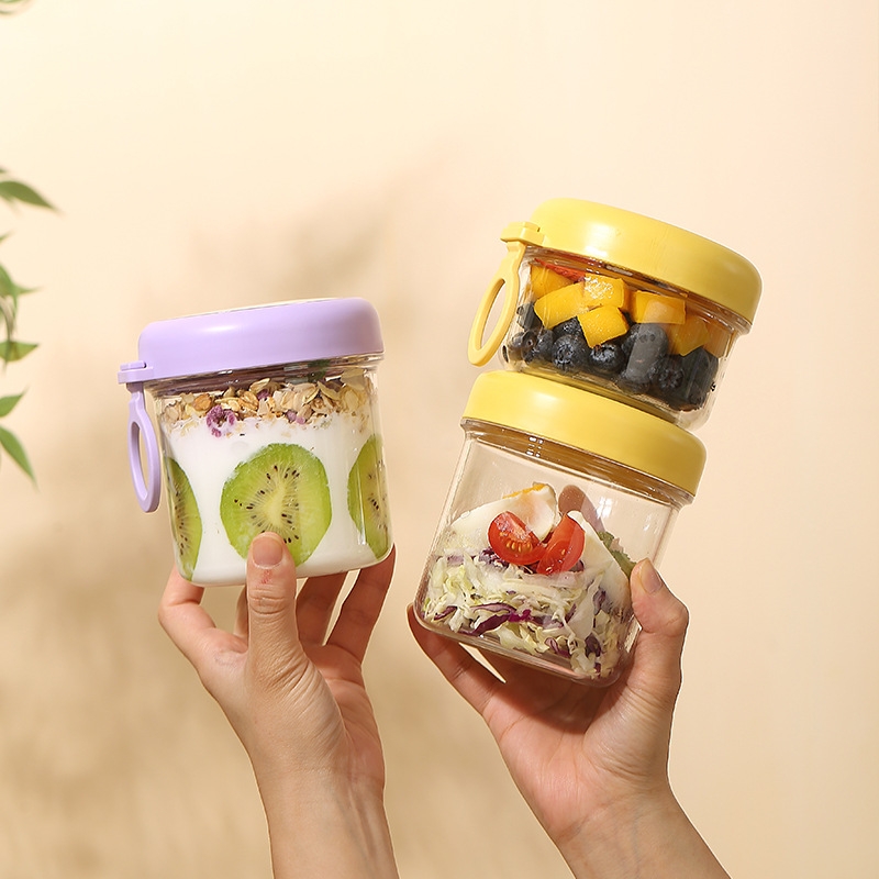 Cốc nhựa đựng yến mạch, salad 330+530ml HY6597C2
