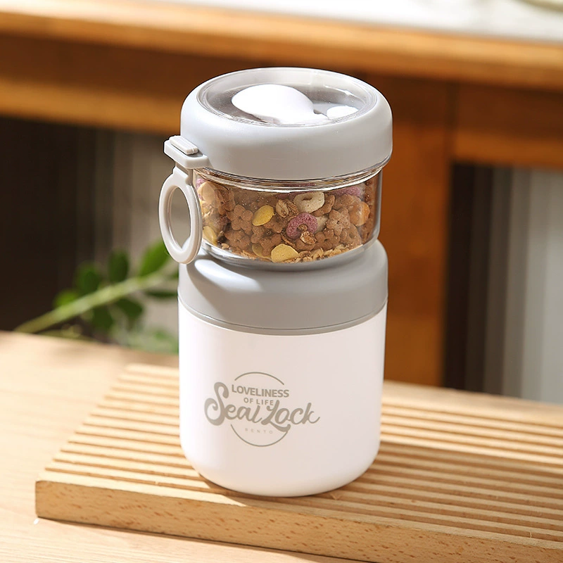 Cốc đựng yến mạch, salad inox 304 330+530ml HY6597B