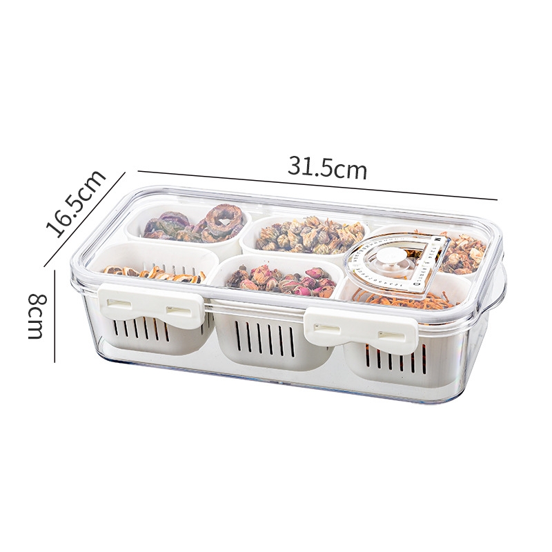 Hộp đựng thực phẩm 6 ngăn 25