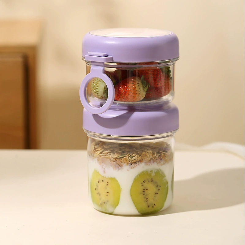 Cốc nhựa đựng yến mạch, salad 330+530ml HY6597C2