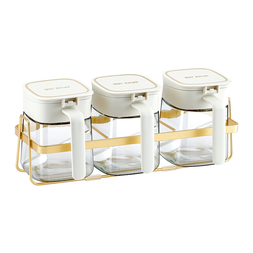 Bộ gia vị thủy tinh 3c