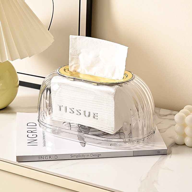 Hộp giấy trong suốt Tissue
