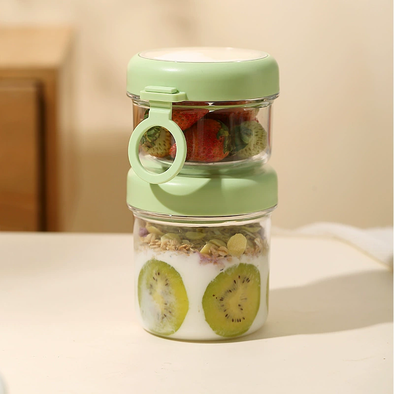 Cốc nhựa đựng yến mạch, salad 330+530ml HY6597C2