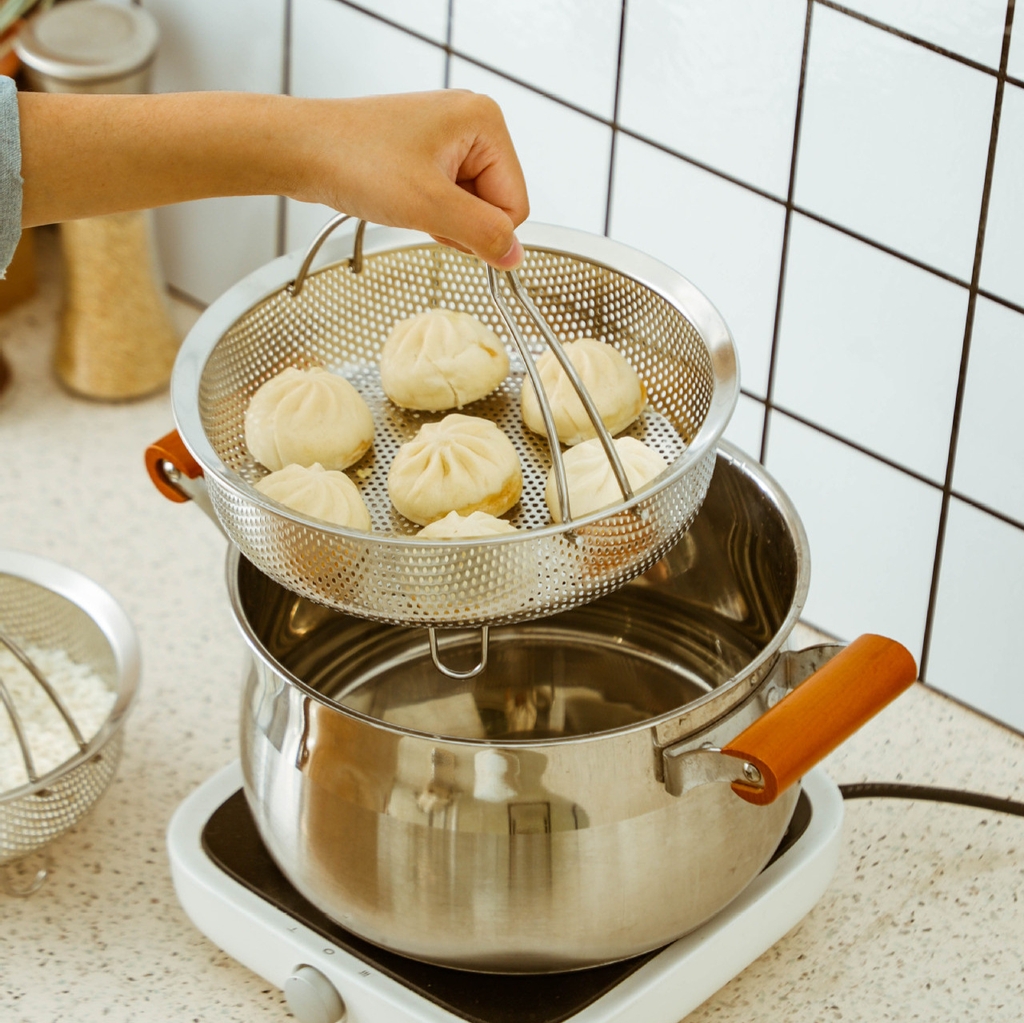 Xửng hấp inox Kaiyo có quai xách