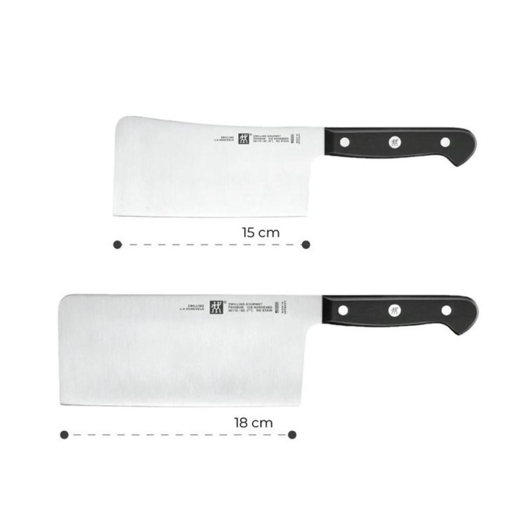 Set đôi dao chặt dao thái bản to Zwilling Gourmet