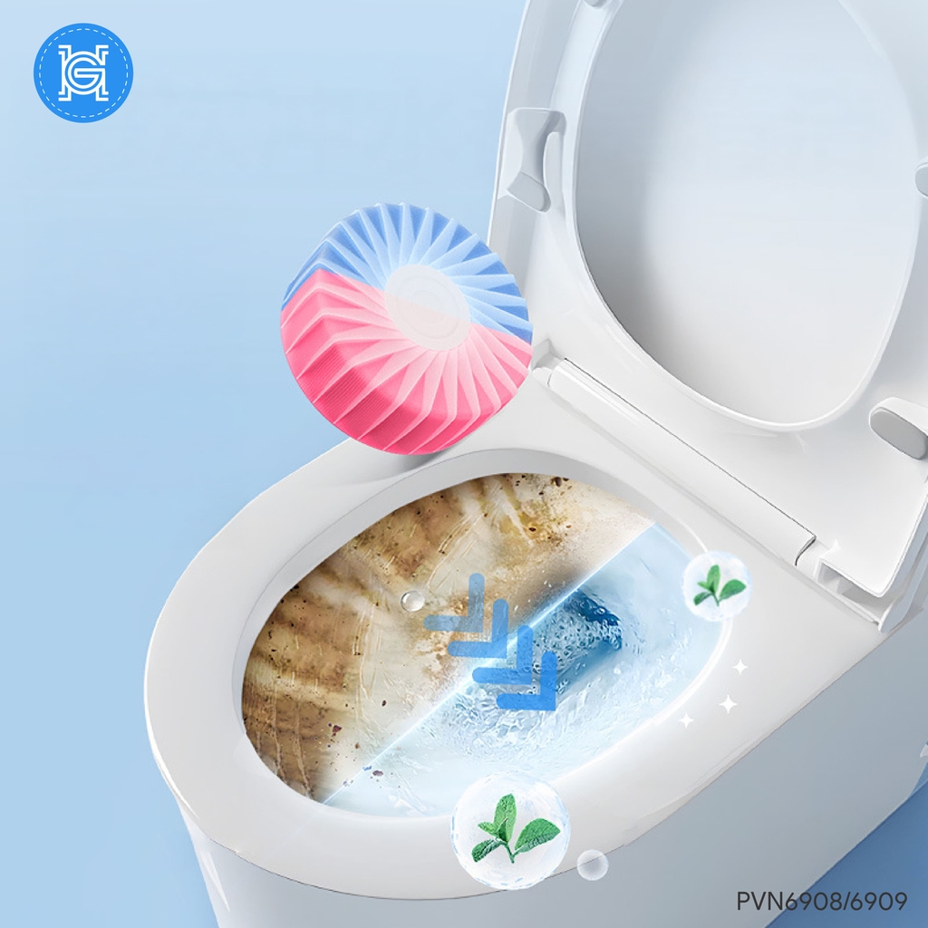 Viên tẩy rửa bồn cầu hương đào