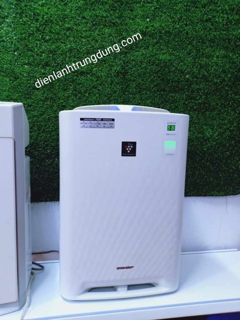<45m2 - Máy lọc không khí Sharp KC-Z65 và kc- 650y3 có bù ẩm và màn hình hiển thị và bánh xe di chuyển