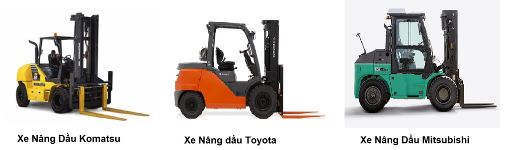 Xe nâng động cơ dầu