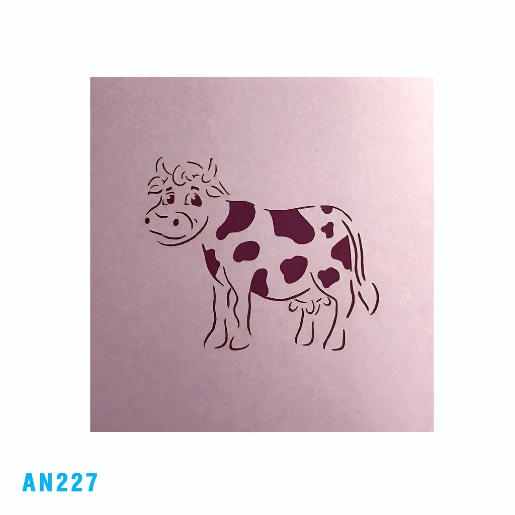 Strawberry Cow kawaii | Greeting Card