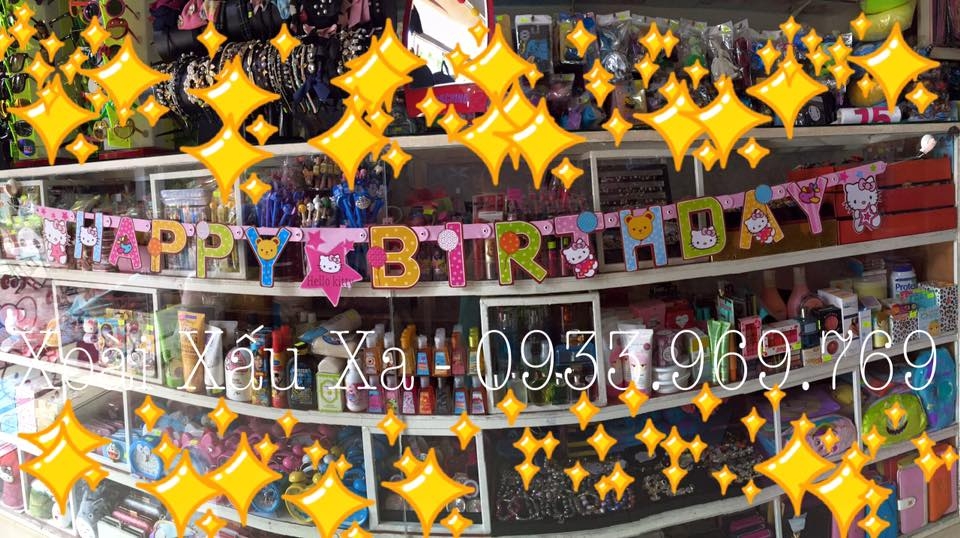 Dây chữ Happy Birthday | Xoài xấu xa Shop