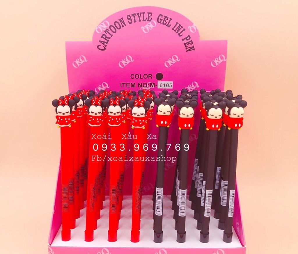 BỘ 2 CÂY BÚT BI HOẠT HÌNH | Xoài xấu xa Shop