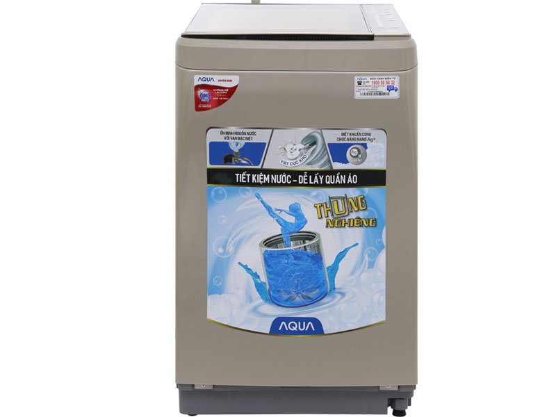 Máy giặt Aqua lồng nghiêng 8kg F800BT