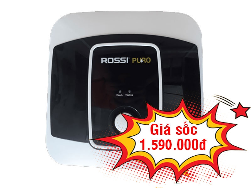 Bình nóng lạnh Rossi PURO  30L PRO30SQ (vuông)