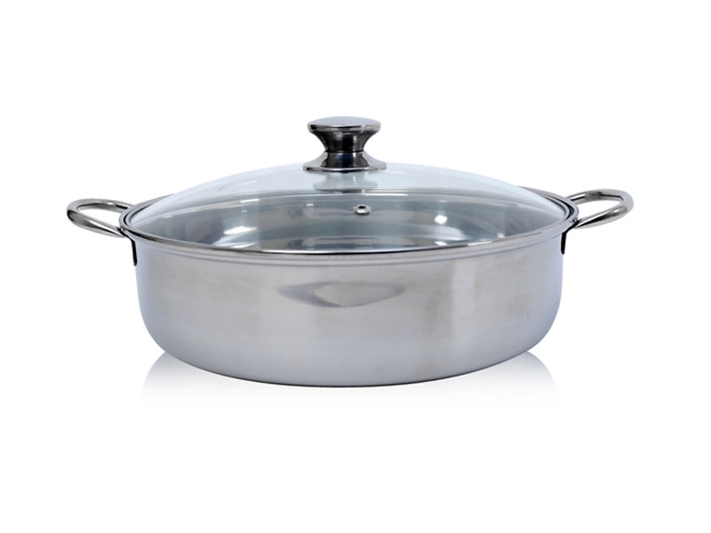 Nồi lẩu Vietcook nắp kính size 28