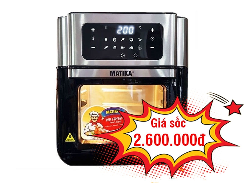 Nồi chiên không dầu Matika MTK-9312