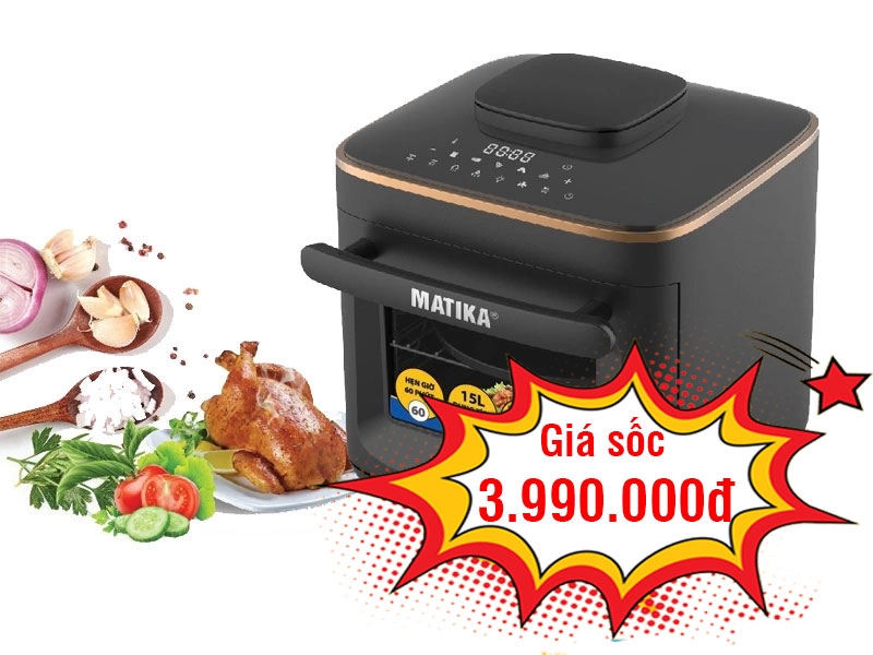 Nồi chiên không dầu Matika MTK-9315