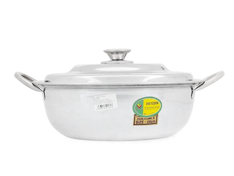 Nồi lẩu Vietcook nắp inox size 28