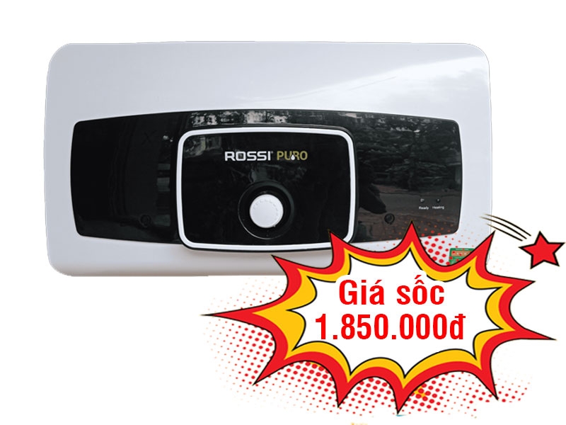 Bình nóng lạnh Rossi PURO  20L PRO20SL (ngang)