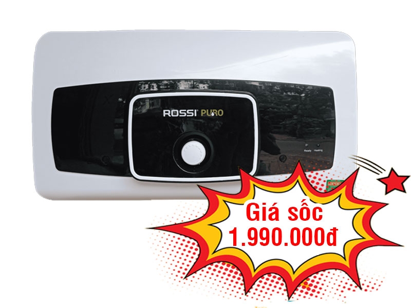 Bình nóng lạnh Rossi PURO  30L PRO30SL (ngang)