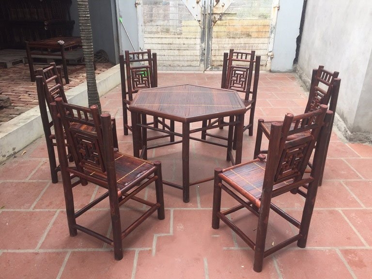 Bộ bàn ghế tre trúc mẫu 01 | Nội thất Hồng Nhung Bộ Bàn Ghế Tre Trúc Mẫu 01 | Nội Thất Hồng Nhung