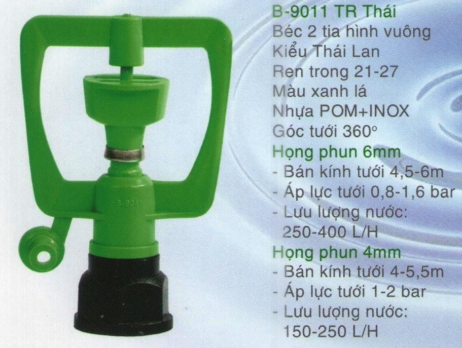 Béc tưới vảy 9011 TR Thái
