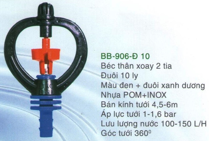 Béc tưới vảy 906 Đ-10ly