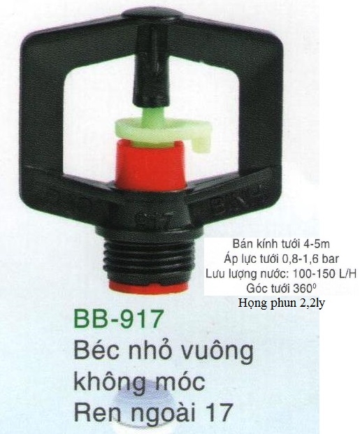 Béc tưới nhỏ 917 không móc treo