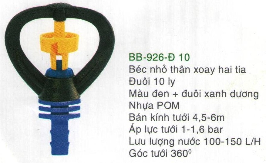 Béc tưới vảy 926 Đ-10ly