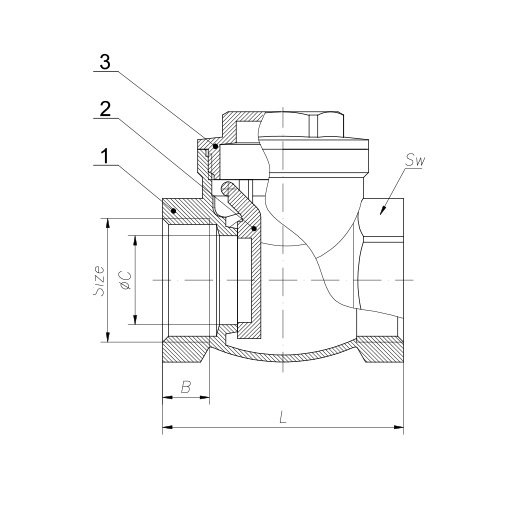 Van một chiều lá đồng Shin Yi