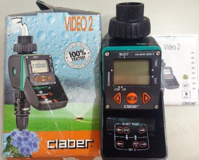Bộ timer điều khiển tưới tự động claber 8428 dùng pin AAA Italia