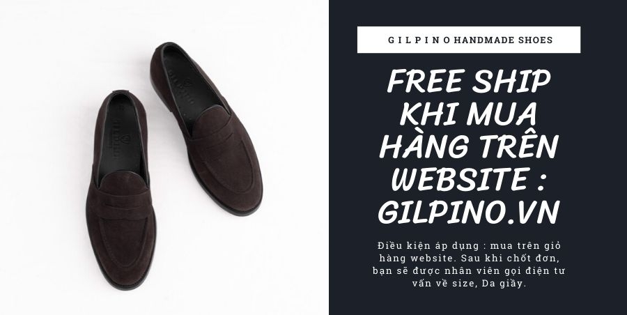 Giày Lười , Slip on leather