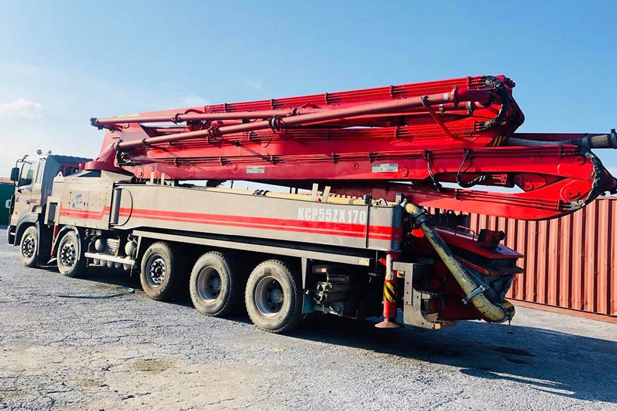 Bơm cần nội địa Hàn KCP 55M - KCP55ZX170 xe cơ sở Hyundai Trago