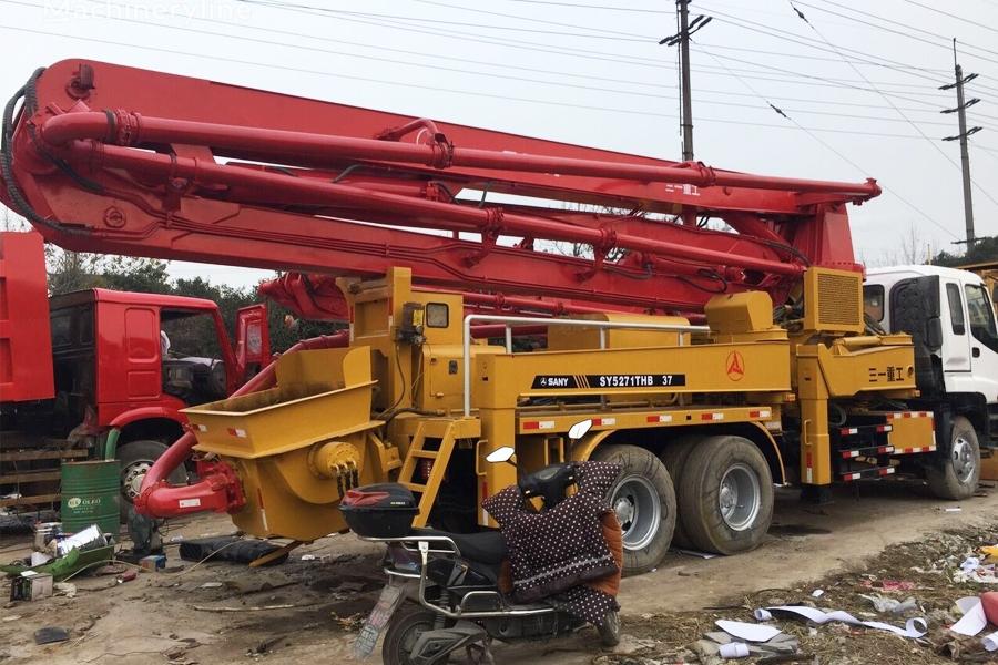Bơm cần SANY 37M - Bán Xe Bơm bê tông cần 37M SANY