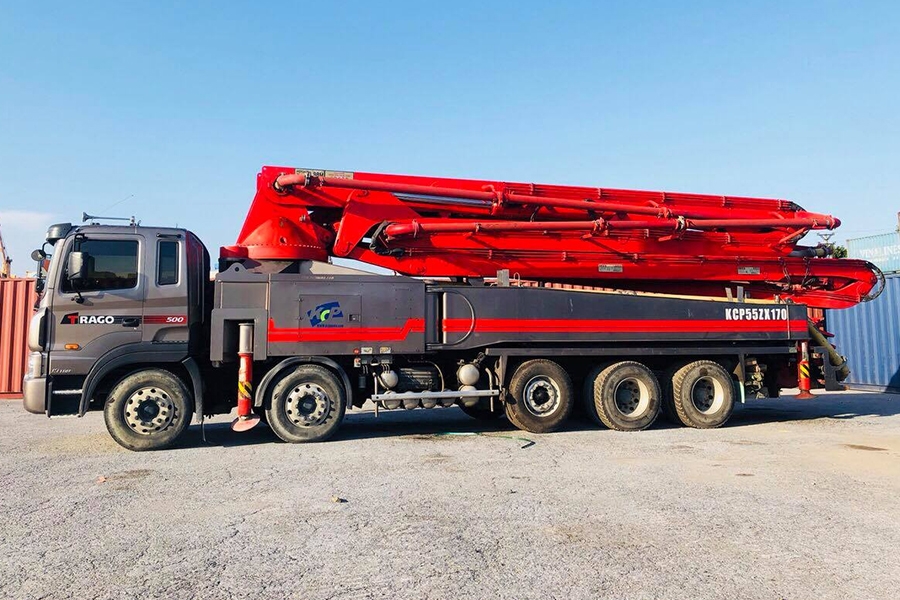 Bơm cần nội địa Hàn KCP 55M - KCP55ZX170 xe cơ sở Hyundai Trago