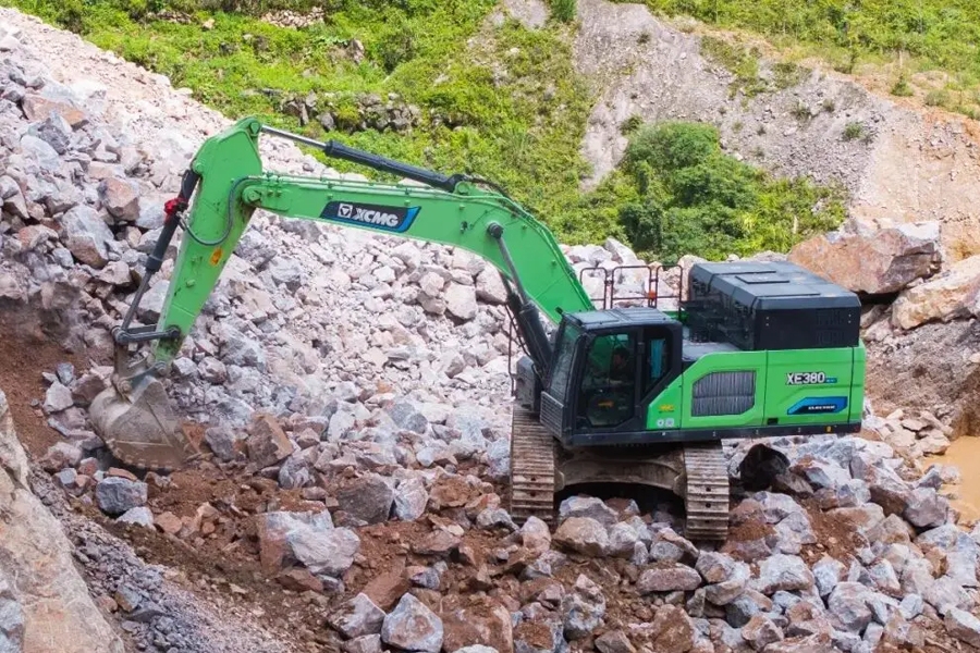 Máy xúc đào ĐIỆN bánh xích XCMG gầu 1.9 m3 Model: XE380EV