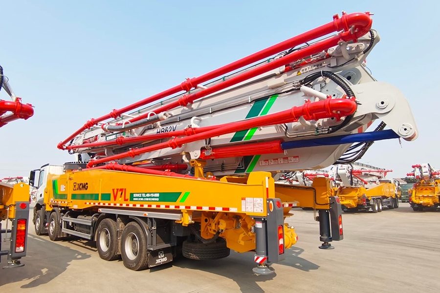 Bơm cần XCMG 62M - Bán Xe Bơm bê tông cần 62M XCMG