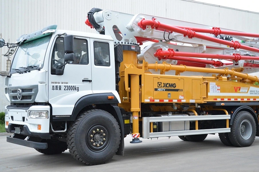 Bơm cần XCMG 37M - Bán Xe Bơm bê tông cần 37M XCMG