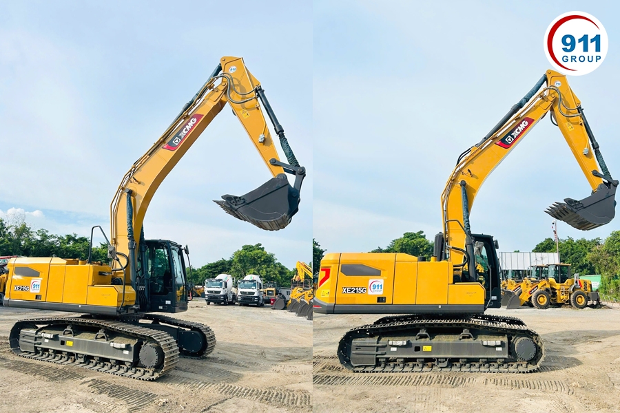 Máy xúc đào bánh xích XCMG gầu 1.0 m3 Model: XE215G
