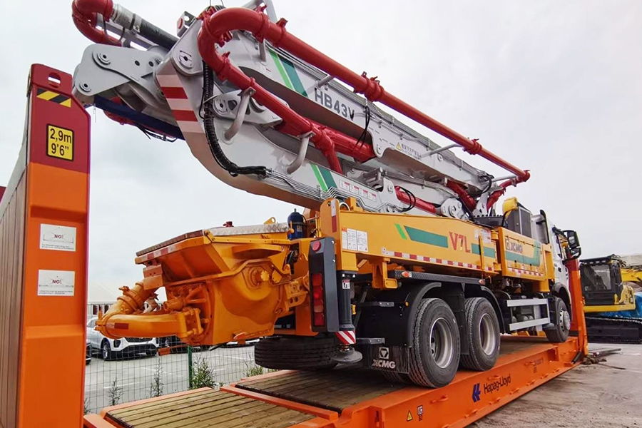 Bơm cần XCMG 43M - Bán Xe Bơm bê tông cần 43M XCMG