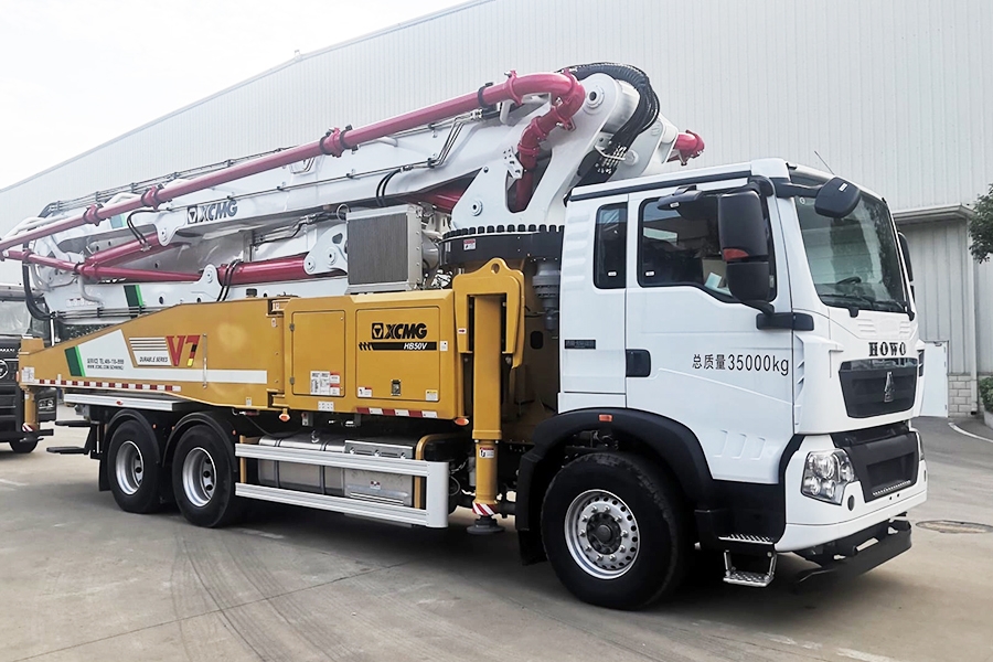 Bơm cần XCMG 50M - Bán Xe Bơm bê tông cần 50M XCMG