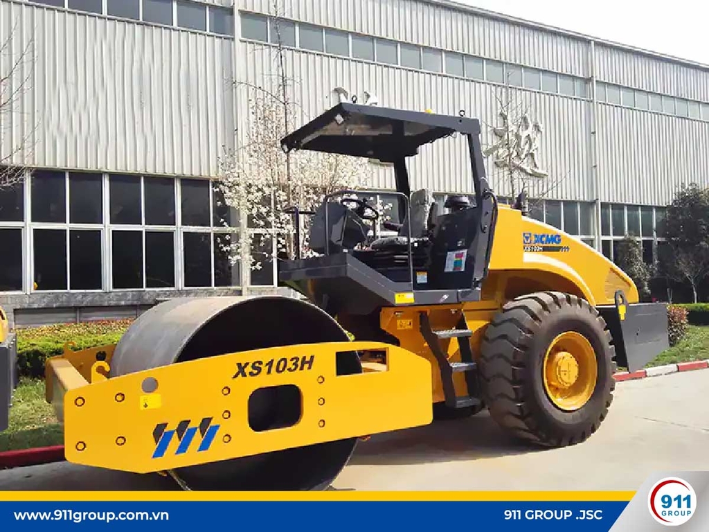 Máy lu bánh thép 10 tấn giá tốt | Xem ngay 911 Group