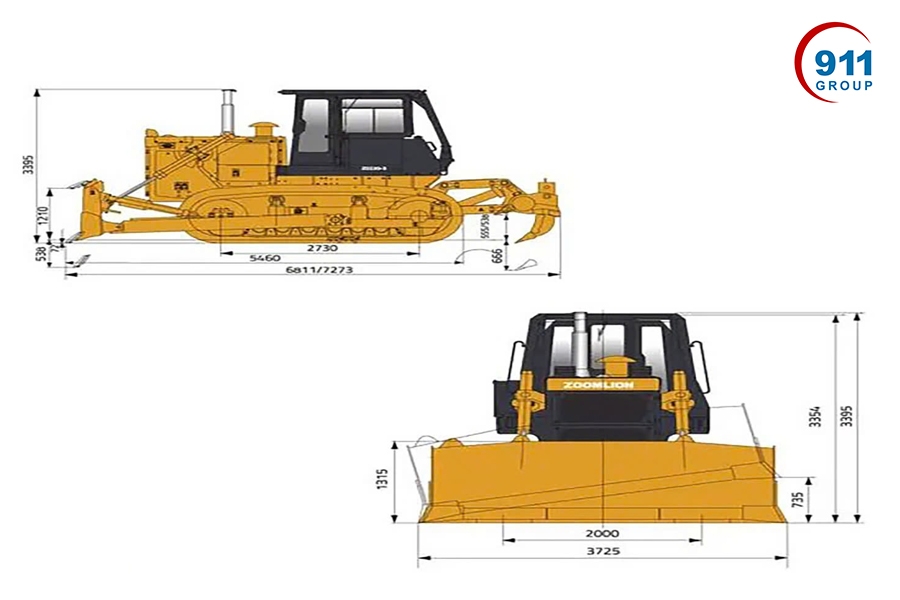Xe ủi Zoomlion ZD160-6 ( Xích A) - 911 Group