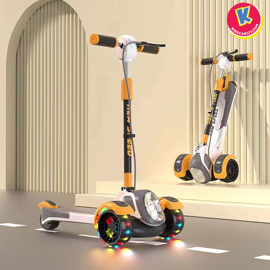 Xe scooter trẻ em ST22 đèn LED và nhạc vui nhộn