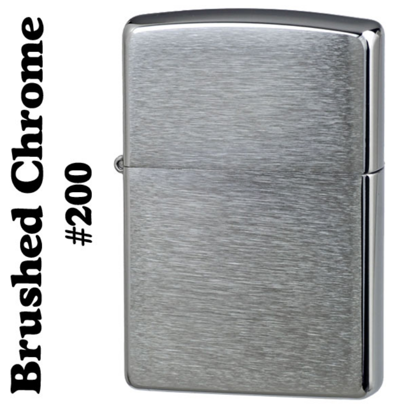 Zippo Brushed Chrome 200 chính hãng USA - Zippo79 Zippo 200