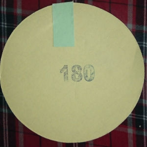 Giấy nhám tròn Nikken, loại keo dính, Made in Japan