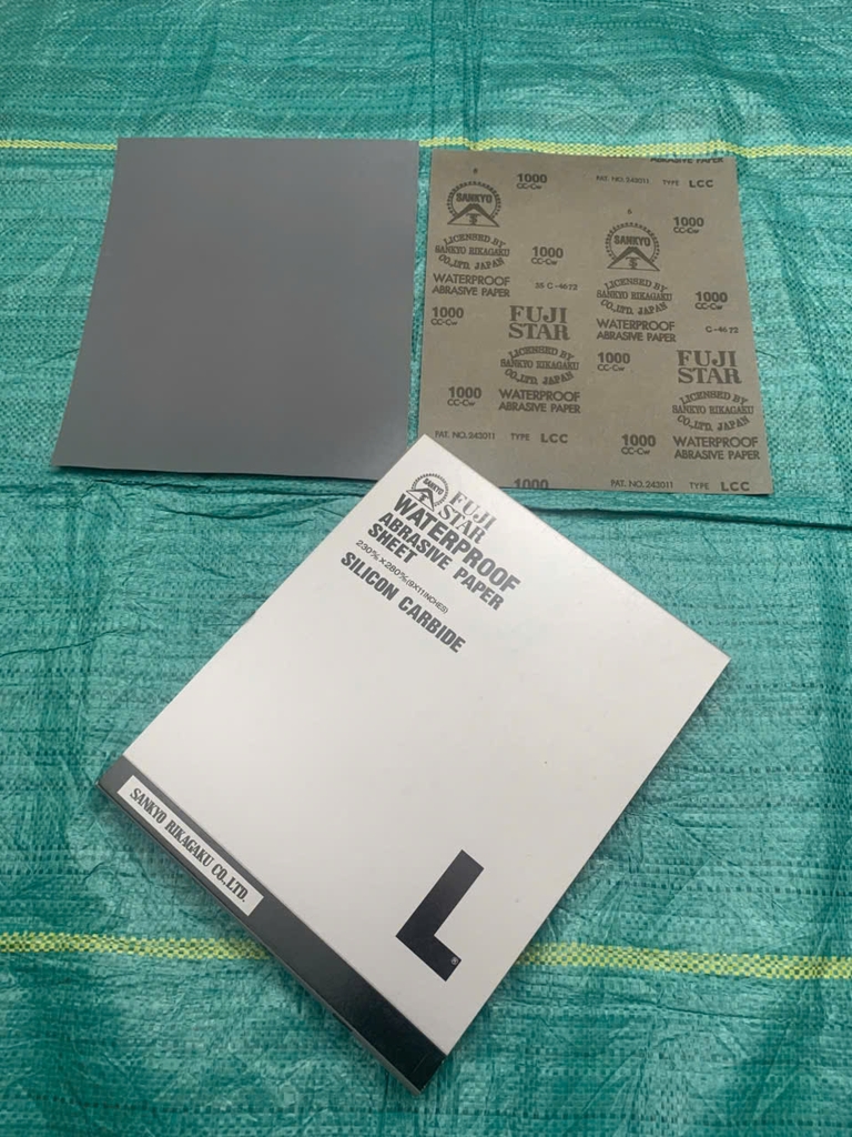 Giấy ráp (giấy nhám) P1000 Fujistar Sankyo, hiệu Sankyo Rikagaku