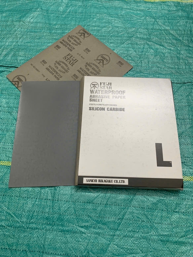 Giấy nhám Fujistar P800, Nhám Sankyo P800, Màu xám, kích thước tờ A4