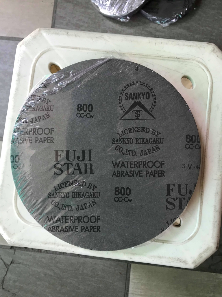 Giấy nhám tròn phi 200mm P800, nhám tròn phi 8