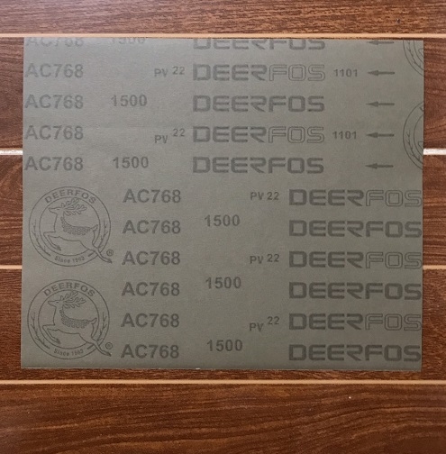 Giấy nhám Deerfos AC768, độ nhám P1500, kích thước 9''x11'', vừa về nhiều hàng